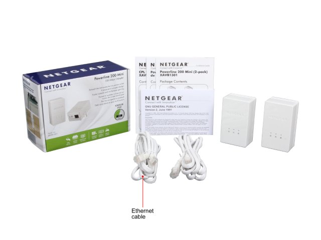 NETGEAR Powerline 200 Mini Adapter Kit